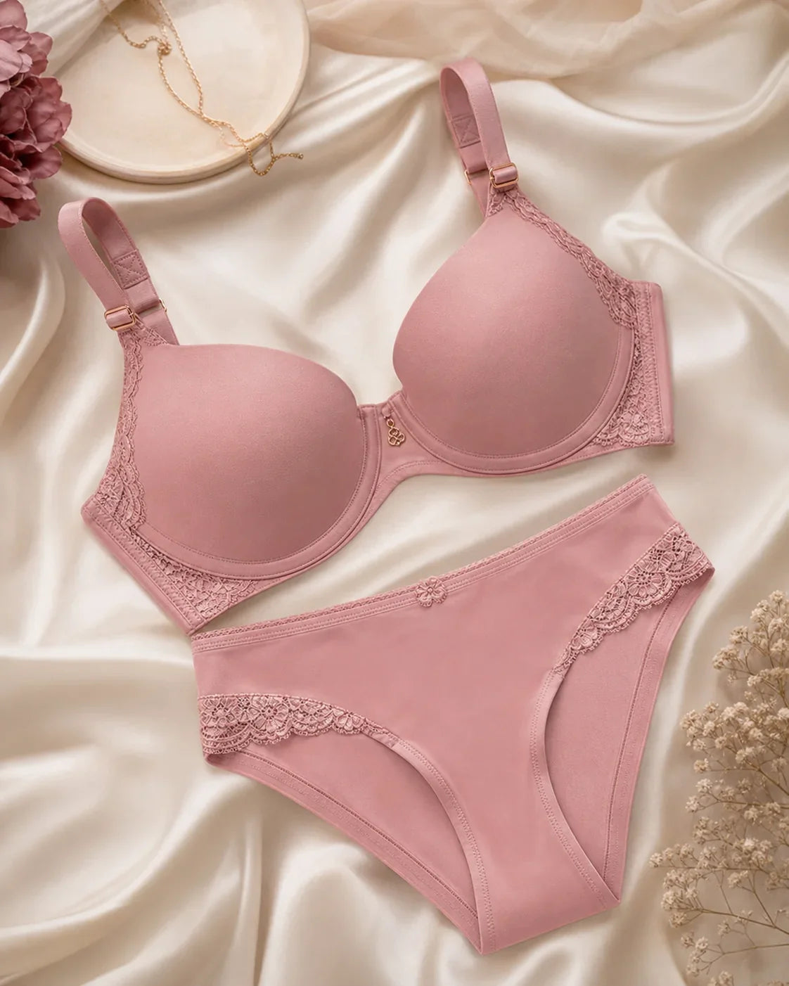 Blush Harmony Set flat lay — temporary concept image