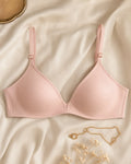 CloudSoft Wireless Bra blush flat lay — temporary concept image